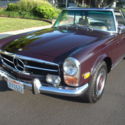 1971 MERCEDES 280 SL ROADSTER VERY RARE U.S 4SPEED TRANS ORIGINAL FACTORY OPTION