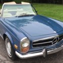 1971 Mercedes Benz 280SL  17109 Miles Blue Convertible 6 Cylinder Automatic