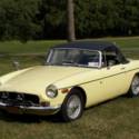1971 MG B with convertible top and hard top
