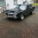 1971 OLDS CUTLASS S. FACTORY TRIPLE BLACK CONVERTIBLE REAL RAM AIR HOOD