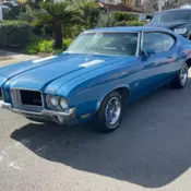 1971 Oldsmobile 442 Blue RWD Automatic