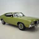 1971 Oldsmobile 442 Coupe 38290 Miles Green V8 Automatic