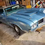 1971 oldsmobile cutlass 350 V8 350 transmission ps pb ac