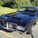 1971 OLDSMOBILE CUTLASS 442 GORGEOUS BLACK EXTERIOR WITH BLACK INTERIOR