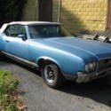 1971 Oldsmobile Cutlass Convertible Fresh Barn Find 350 4 Barrel Automatic Blue