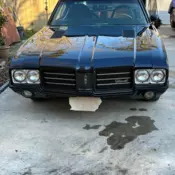 1971 Oldsmobile Cutlass Coupe Blue RWD Automatic