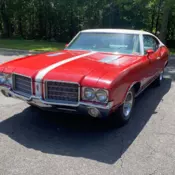 1971 Oldsmobile Cutlass Matador Red Survivor