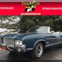 1971 Oldsmobile Cutlass Supreme 33648 Miles Viking blue Convertible 350cu A