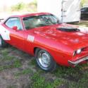 1971 Plymouth Barracuda Recreration RED/White  472 HEMI Automatic