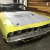 1971 Plymouth Barracuda Sedan Yellow base