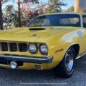 1971 Plymouth Cuda Coupe Yellow RWD Manual