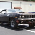 1971 Plymouth Cuda Project original 383 manual billboard winchester grey / white