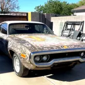 1971 Plymouth Roadrunner. factory 340-V8, slapstick 4 speed, great solid example