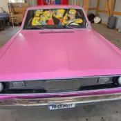 1971 Plymouth valiant Homer Simpson&#039;s replica car