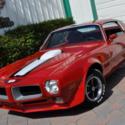 1971 Pontiac Firebird with Trans am trim Red/red A/C