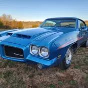 1971 Pontiac LeMans Coupe Blue T 41 ENDURA PACKAGE