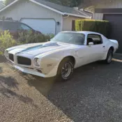 1971 Pontiac Trans Am Coupe White
