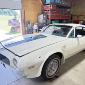 1971 Pontiac Trans Am Coupe White trans Am
