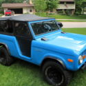 1971 Rust Free Western Wyoming Bronco Original 302 Grabber Blue Convertible NR