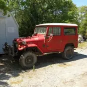 1971 Toyota Land Cruiser Red FJ40