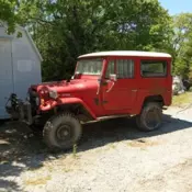 1971 Toyota Land Cruiser SUV Red FJ40