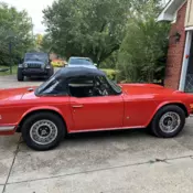 1971 Triumph TR 6 Red Standard
