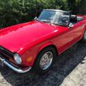 1971 Triumph TR6  70621 Miles Red Convertible I6 2.5L Manual with Overdrive