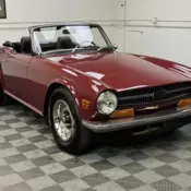 1971 TRIUMPH TR6 CONVERTIBLE. FACTORY OVERDRIVE. VERY NICE RESTORATION.