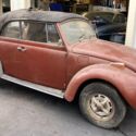 1971 VOLKSWAGEN KARMANN CONVERTIBLE FOR PARTS OR RESTORE, MOSTLY COMPLETE