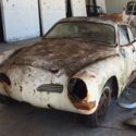 1971 Volkswagen Karmann Ghia Vintage Not Running Parts Car or Restore Title Inc.