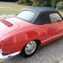1971 Volkswagen Karmin Ghia Convertible Red