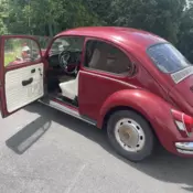 1971 Volkswagen Super Beetle Sedan Red