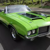 1972 442 Convertible, PW, PS, AC, Bucket Seats, Hurst Shifter, OAI, Stereo,