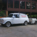 1972 Austin Mini Cooper Clubman Van Commercial 1275 with trailer
