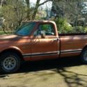 1972 bronze Chevt C-10 long bed Original Paint