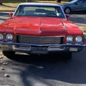 1972 Buick Skylark Red custom sport coupe