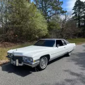 1972 Cadillac DeVille White