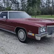 1972 Cadillac Eldorado Red