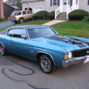 1972 Chevelle SS, 29k orig miles, NC car, Ascot Blue, 350/4v Auto, Buildsheet