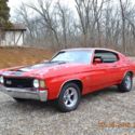 1972 CHEVELLE SS 454 4SPD FACTORY SS ALL THE OPTIONS BEAUTIFUL CRANBERRY RED