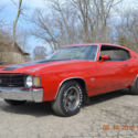 1972 CHEVELLE SS 454 4SPD ORIGINAL METAL AND PAINT CRANBERRY RED VERY NICE CAR