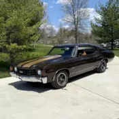 1972 CHEVELLE SS NUMBERS MATCHING 402 4SPD COLD AC PS PDB TILT HIGH QUALITY CAR