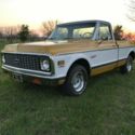 1972 Chevrolet 1/2-Ton Pickup SUPER CHEYENNE BB 400 AC PS PB 15136 Miles Ochre P