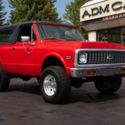 1972 Chevrolet Blazer 4x4, Red/Black int. Rare 4-Speed SUV