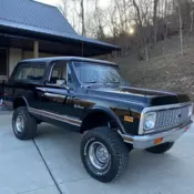1972 Chevrolet Blazer Black CST