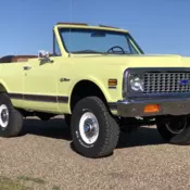 1972 Chevrolet Blazer SUV Yellow cst