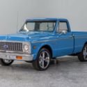 1972 Chevrolet C10  2155 Miles Blue Pickup Truck 350ci 3-Spd Manual on Column