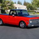 1972 Chevrolet C10  2,179 Miles Red Pickup Truck 350 CI Automatic