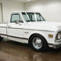 1972 Chevrolet C10 Cheyenne Super 76550 Miles White Pickup Truck Aluminum Headed