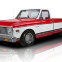 1972 Chevrolet C10 Cheyenne Super Pickup Truck 4179 Miles Viper Red Pickup Truck